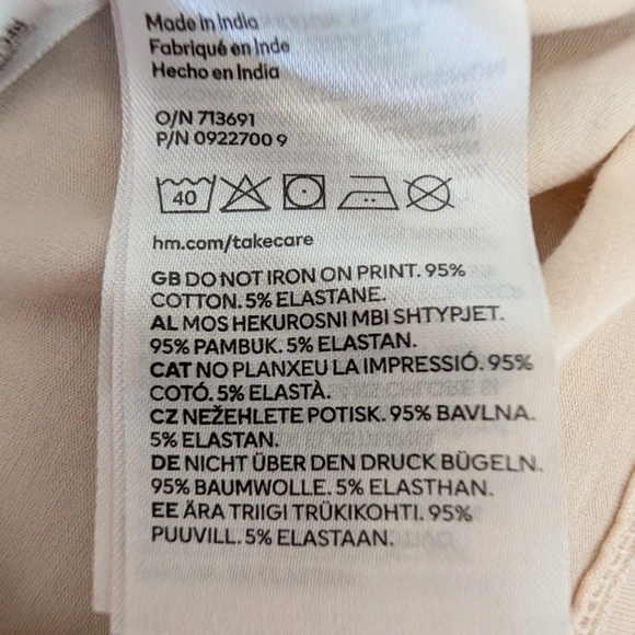 Bundle of 2 H&M Cotton Long Sleeve Girl Shirts & H&M Pants - Picture 7 of 9